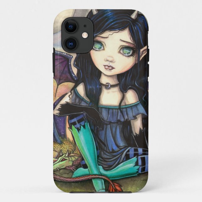 Dragon Child Cuge Big-Eye Fairy und Dragon Case-Mate iPhone Hülle (Rückseite)