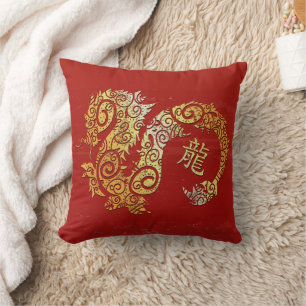 Dragon Chinese Zodiac Horoskop Sternzeichen Kissen