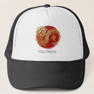Dragon Chinese Zodiac Horoskop Sternzeichen Truckerkappe