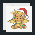 Dragon Christmas Winter Animals Dragon Feiertagskarte<br><div class="desc">Der Drache zu Weihnachten mit Feenlicht. Hübsche Tiere mit Geschenken und Schnee für den Urlaub. Ein süßes Weihnachtsgrüßen. Drachen sind niedliche Tiere und perfekt zu Weihnachten.</div>