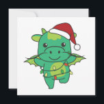 Dragon Christmas Winter Animals Dragon Feiertagskarte<br><div class="desc">Der Drache zu Weihnachten mit Feenlicht. Hübsche Tiere mit Geschenken und Schnee für den Urlaub. Ein süßes Weihnachtsgrüßen. Drachen sind niedliche Tiere und perfekt zu Weihnachten.</div>