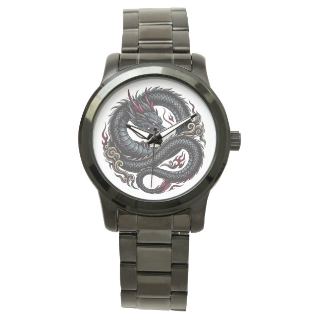 Dragon Circle Watch 🔥 Armbanduhr (Vorderseite)