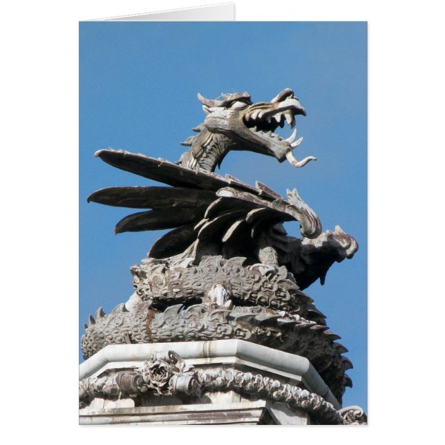 Dragon, City Hall, Cardiff, Wales, UK (Vorne)