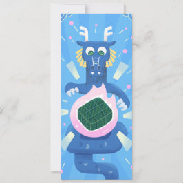 Dragon cook banh chung - Funky Cute Style Einladung