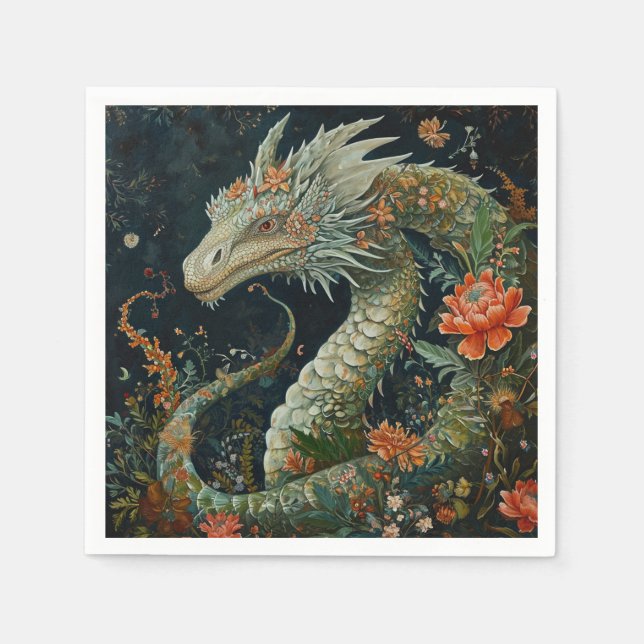 Dragon Design Serviette (Vorderseite)