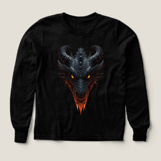 Dragon Dominion – Luxus-Power-Drache Schwarz T-Shi