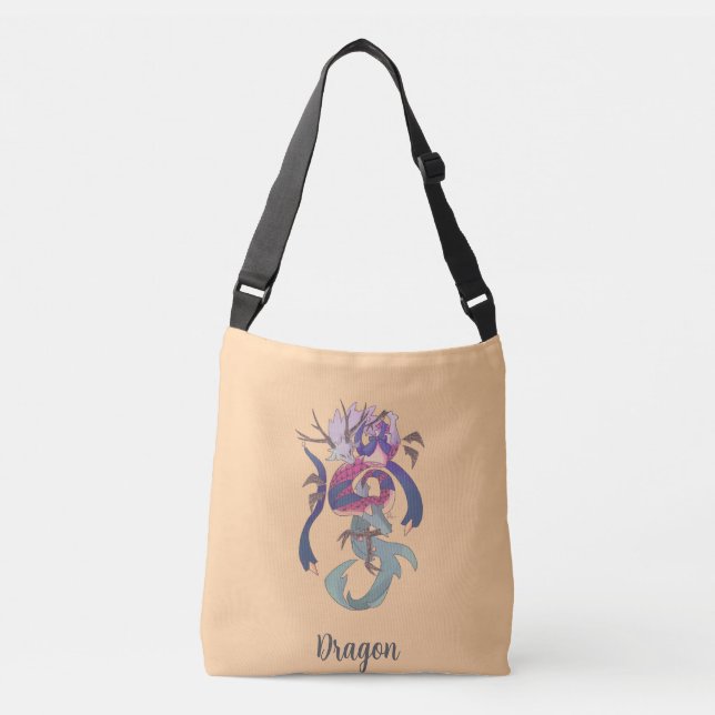 Dragon, draak tragetaschen mit langen trägern (Vorderseite)