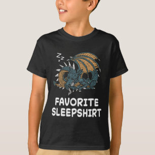 Dragon Dragons Nickerchen Schlafen Schlafen Pajama T-Shirt