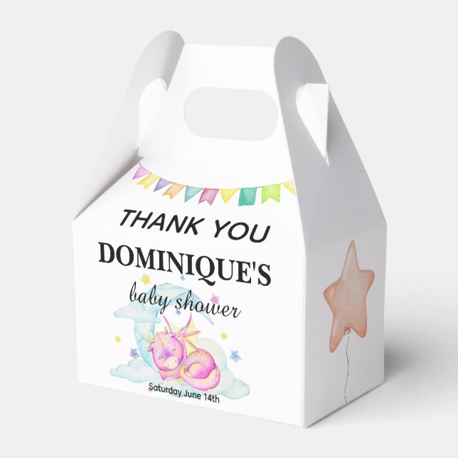 Dragon Dreams - Baby Shower Fevor Box Geschenkschachtel (Vorderseite)