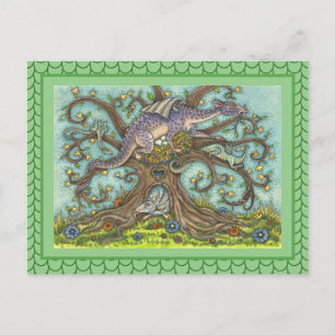 DRAGON-EIER, MEDIEVAL LAIR, FANTASY FOLART POSTKARTE