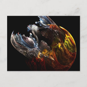 Dragon Emerging Postkarte