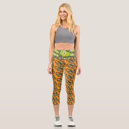 Dragon Eye Capri Leggings