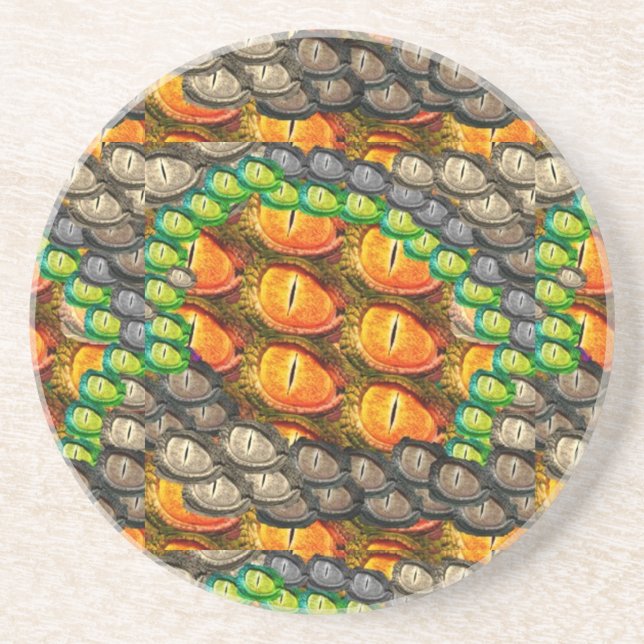 Dragon Eye Getränkeuntersetzer (Vorne)