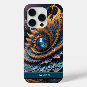 Dragon Eye Modern Abstrakt Geometric Fraktal Name Case-Mate iPhone Hülle