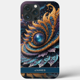 Dragon Eye Modern Abstrakt Geometric Fraktal Name Case-Mate iPhone Hülle