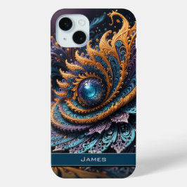 Dragon Eye Modern Abstrakt Geometric Fraktal Name Case-Mate iPhone Hülle