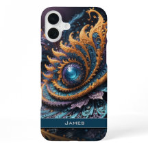 Dragon Eye Modern Abstrakt Geometric Fraktal Name