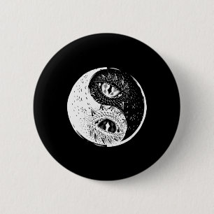 Dragon Eye Yin Yang China Harmonie Taoismus Zen Ge Button