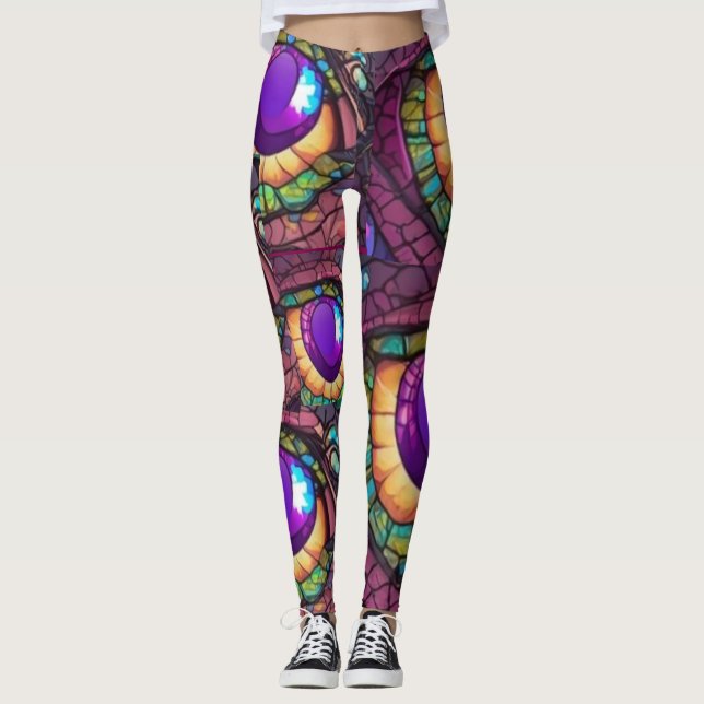 Dragon Eyes3 Leggings (Vorderseite)