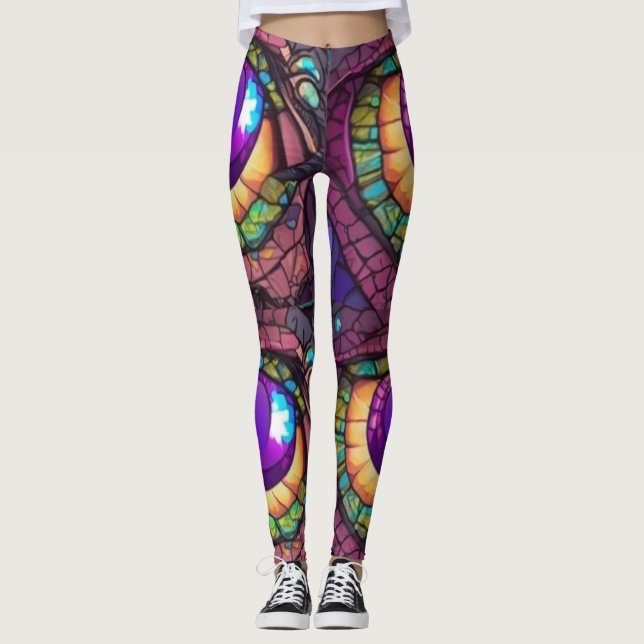 Dragon Eyes3 Leggings (Vorderseite)