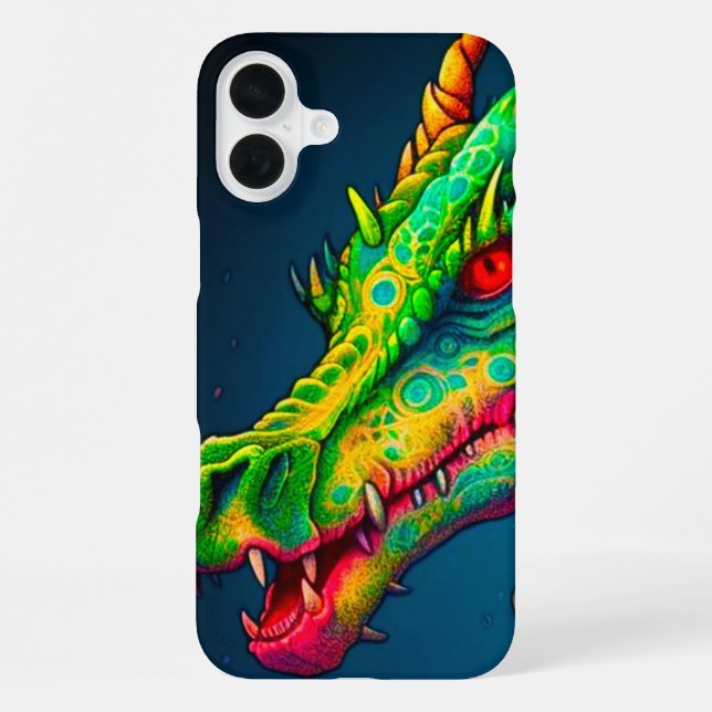 Dragon Face Phone Case iPhone Hülle (Rückseite)