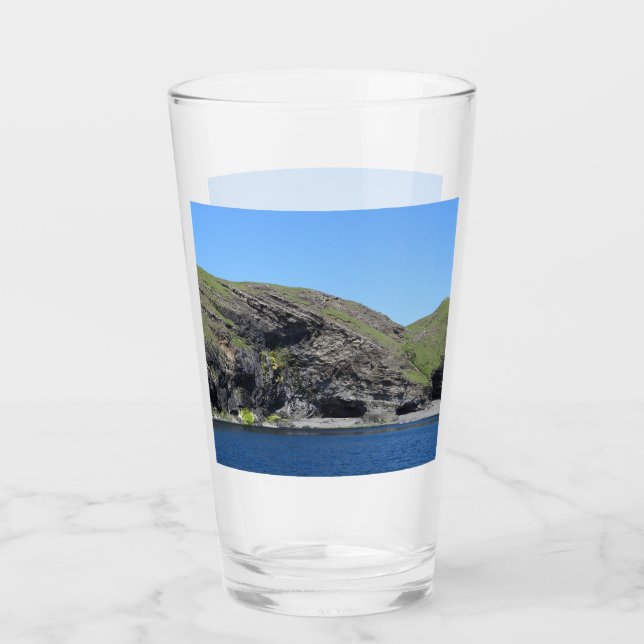 Dragon Face Rock Cliffs Skye Glas (Vorderseite)