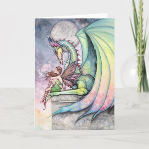 Dragon Fairy Card von Molly Harrison Karte