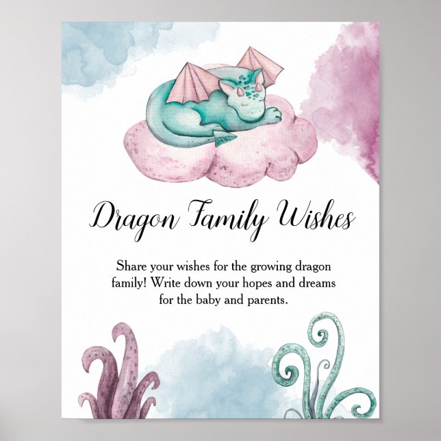 Dragon Family wünscht eine Beratung für das Dragon Poster (Vorne)