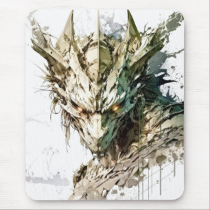 Dragon Fantasy Animal Painting Wildlife Outdoor Mousepad