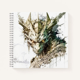Dragon Fantasy Animal Painting Wildlife Outdoor Notizbuch