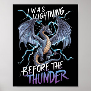 Dragon Fantasy Art Design Poster