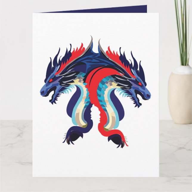 Dragon Fantasy Art Dragon Gruß Karte (Vorderseite)