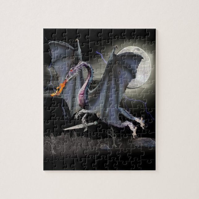 Dragon Fantasy Art Puzzle (Vertikal)