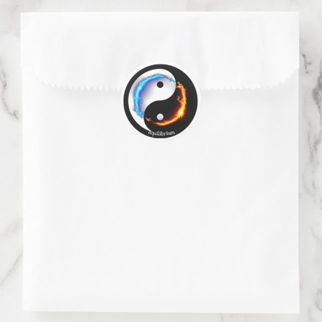 Dragon fantasy art runder aufkleber (Tasche)