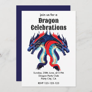 Dragon Fantasy Art Whimsical Dragon Celebrrations Einladung