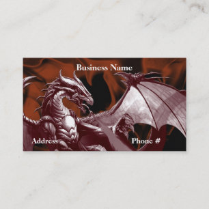 Dragon Fantasy Business Cards Visitenkarte