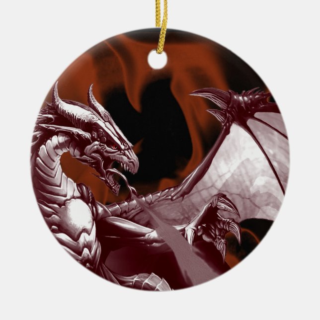 Dragon Fantasy Tree Ornament (Vorne)