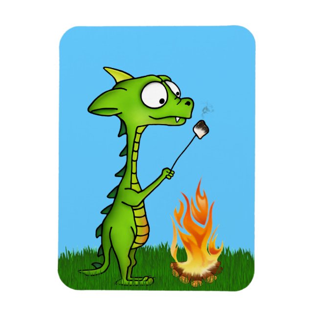 Dragon Fire Magnet (Vertikal)