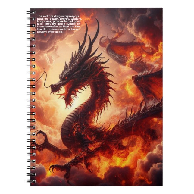 Dragon Fire Notizblock (Vorderseite)