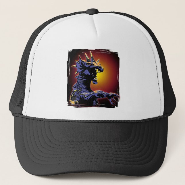 Dragon Fire Truckerkappe (Vorderseite)