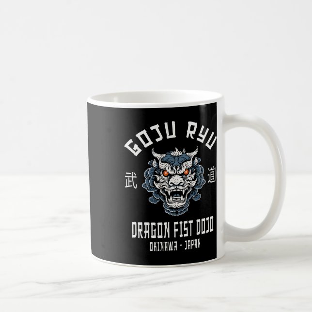 Dragon Fist Dojo Goju Ryu Karate  Kaffeetasse (Rechts)