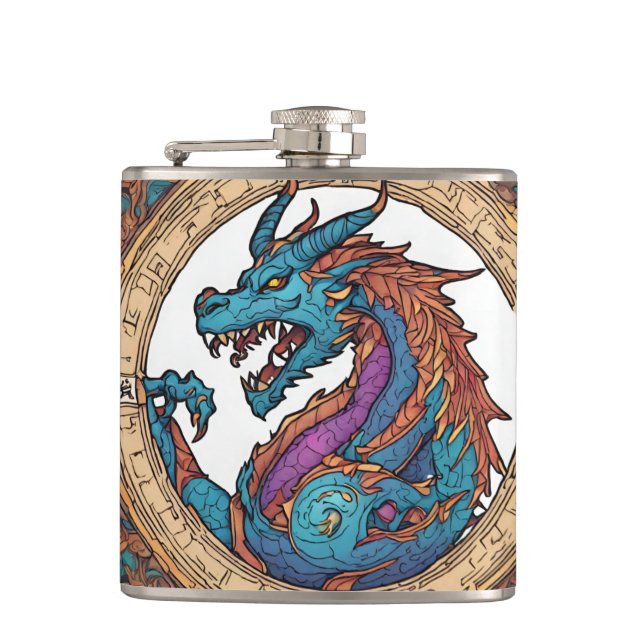 Dragon Flask Flachmann (Vorderseite)