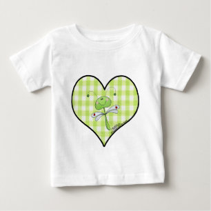 Dragon Fly im Herzen von Gingham Baby T-shirt