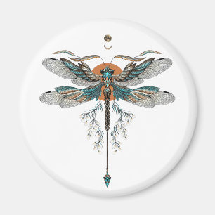 Dragon Fly Tattoo Magnet