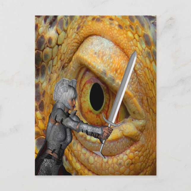Dragon Folk Tale Postkarte (Vorderseite)