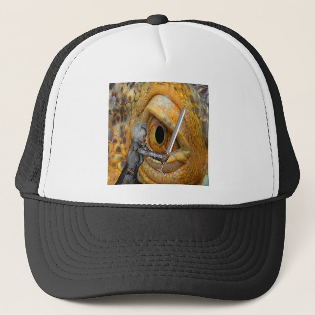 Dragon Folk Tale Truckerkappe (Vorderseite)