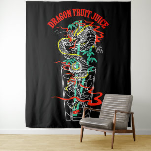 Dragon Fruchtsaft Wandteppich