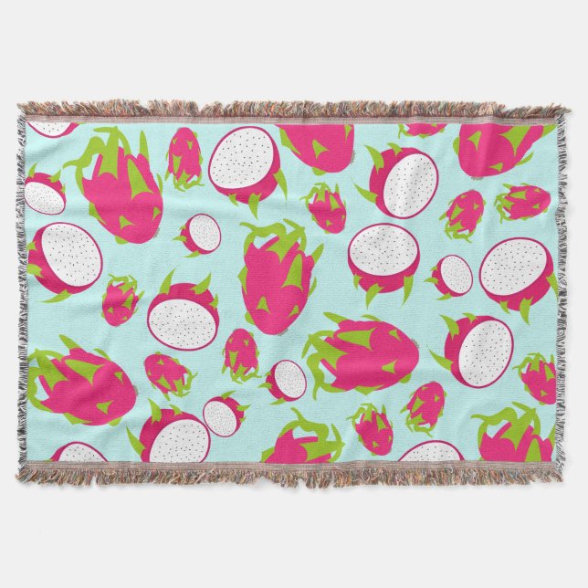 Dragon Fruit Pattern Decke (Vorderseite)