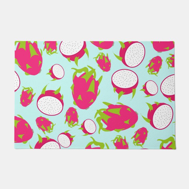 Dragon Fruit Pattern Fußmatte (Vorderseite)
