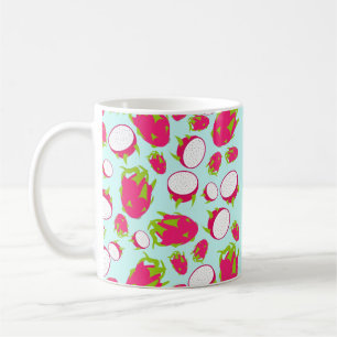 Dragon Fruit Pattern Kaffeetasse